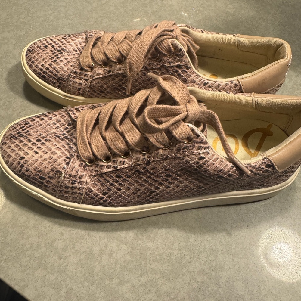 Snakeskin Pattern Sneakers